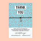 WishStrings ‘Thank You’ Wish Bracelet | Thoughtful Gift to Say Thanks | Star Pattern Design for Appreciation & Gratitude