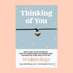 Thinking of You Bracelet – Sympathy Gift With Personalized Card – Comfort & Support