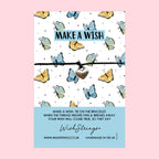 WishStrings ‘Make a Wish’ Butterfly Design Wish Bracelet | Thoughtful Gift for Positivity | Meaningful Keepsake for Dreams & Hope