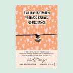 Friendship Wish Bracelet – Long Distance Cotton Cord Bracelet With Gift Card