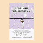 Wish Bracelet – Handmade Cotton Cord | Sympathy Gift with Gift Card for Comfort