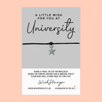 University Wish Bracelet – Academic Success Gift | Goal Setting Bracelet with Free Gift Card
