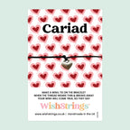 Cariad WishStrings Bracelet – Welsh Love Bracelet | Valentine’s Day Gift Card Included