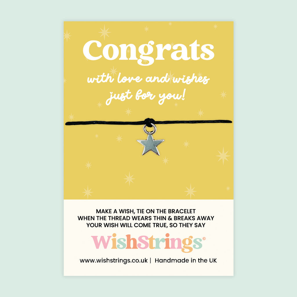 Wish Bracelet – Handmade Graduation Gift Bracelet | Letterbox Gift With Celebration Card