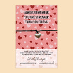 Wish Bracelet – Mental Health Bracelet Handmade UK Waxed Cotton | Encouragement Gift With Card