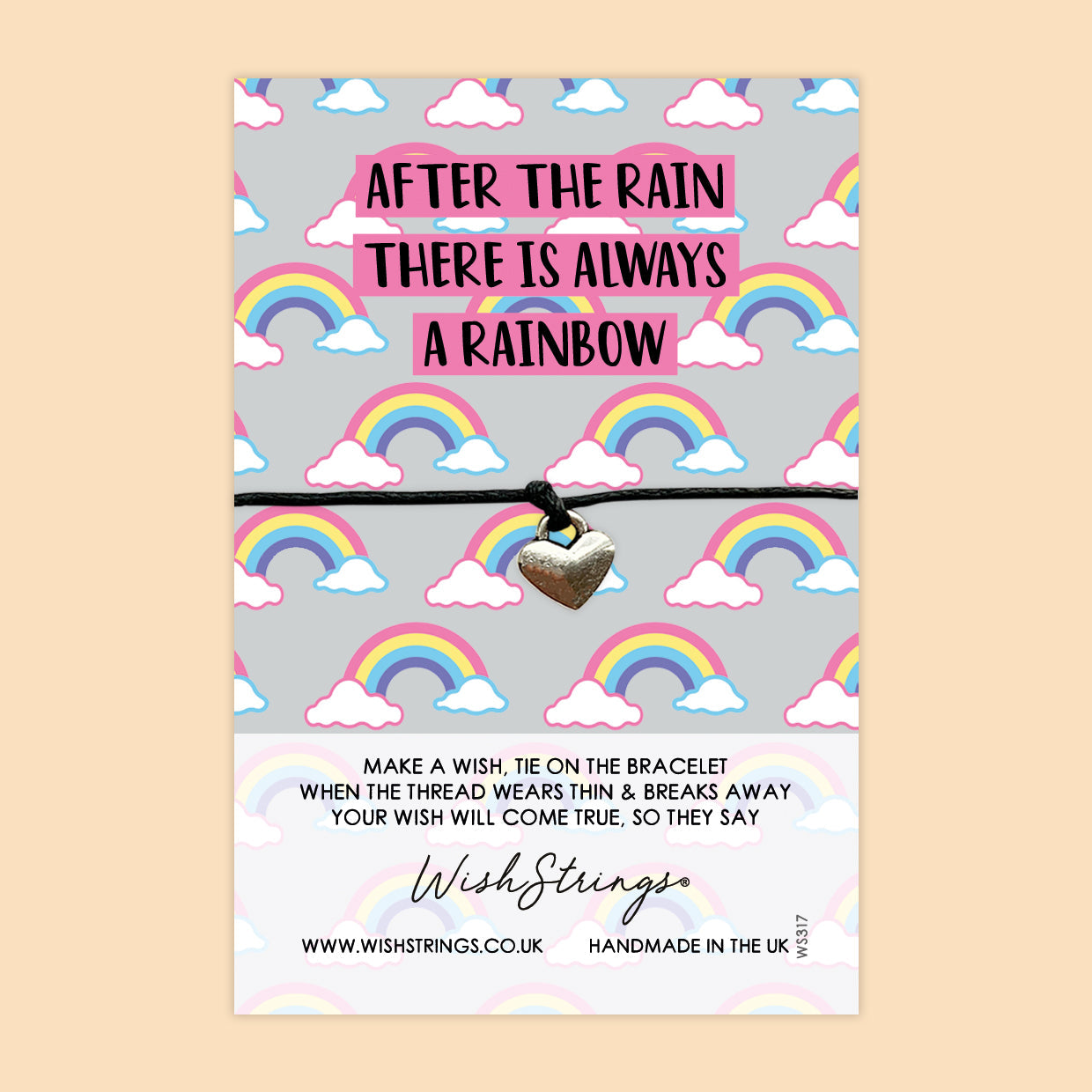 WishStrings Wish Bracelet – Positivity Gift Bracelet With Gift Card | Support & Hope Keepsake