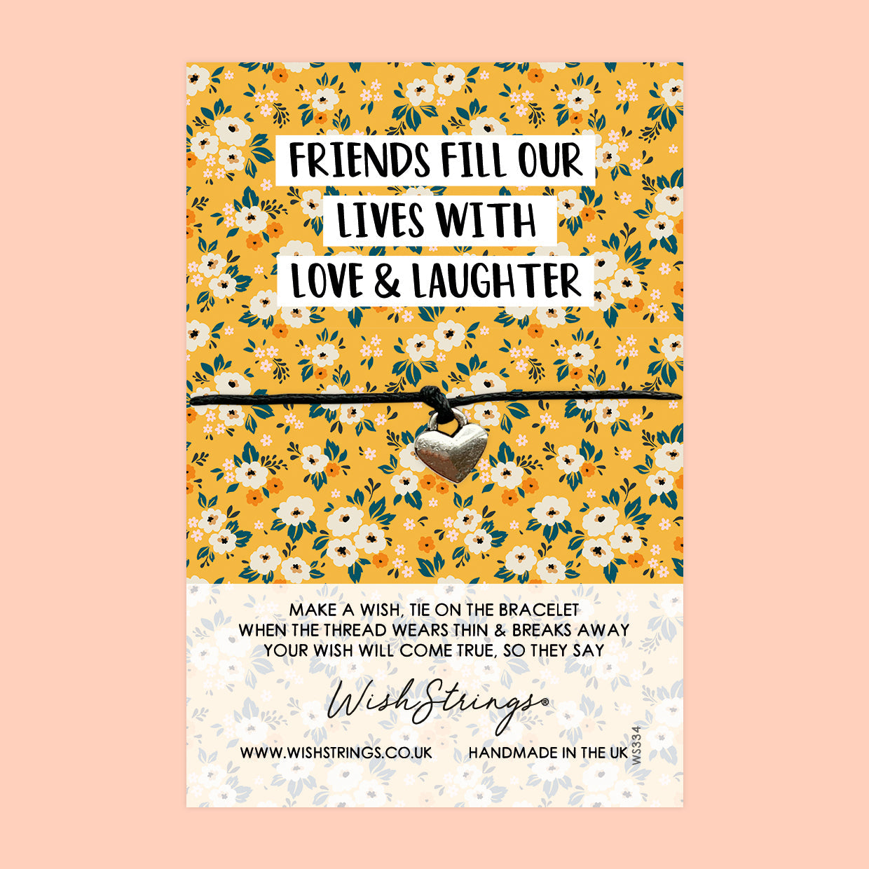 Wish Bracelet – Handmade Friendship Keepsake With Gift Card | Meaningful Friends Gift Idea