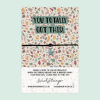 WishStrings ‘You Got This’ Wish Bracelet | Motivational Gift | Meaningful Keepsake for Positivity, Luck & Confidence