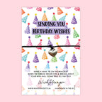 WishStrings ‘Sending You Birthday Wishes’ Wish Bracelet | Thoughtful Birthday Gift | Meaningful Make a Wish Keepsake