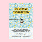 WishStrings ‘You Are in My Thoughts Today’ Wish Bracelet | Thoughtful Sympathy Gift | Meaningful Keepsake for Comfort & Support