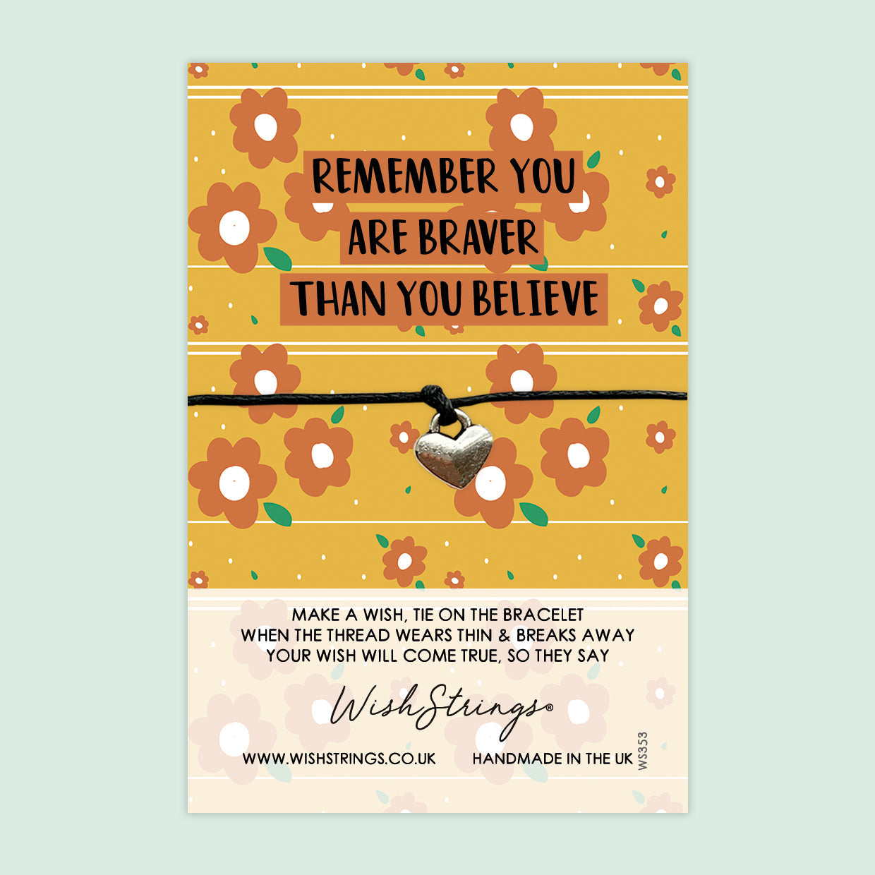 Wish Bracelet – Motivational Positivity Bracelet With Letterbox Friendly Gift Card