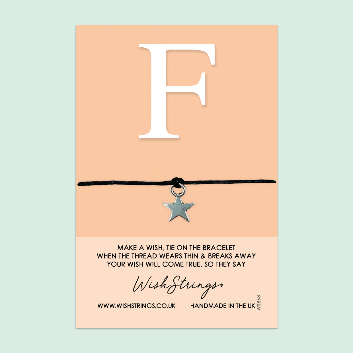 Letter Wish Bracelet – Personalized Initial Bracelet With Gift Card | Thoughtful Keepsake