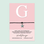 Wishstrings Bracelet – Personalized Initial Gift With Gift Card | Meaningful Keepsake