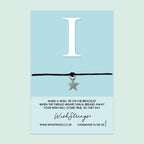 Initial Wish Bracelet | Meaningful Keepsake Gift With Gift Card | Friendship Wish Bracelet