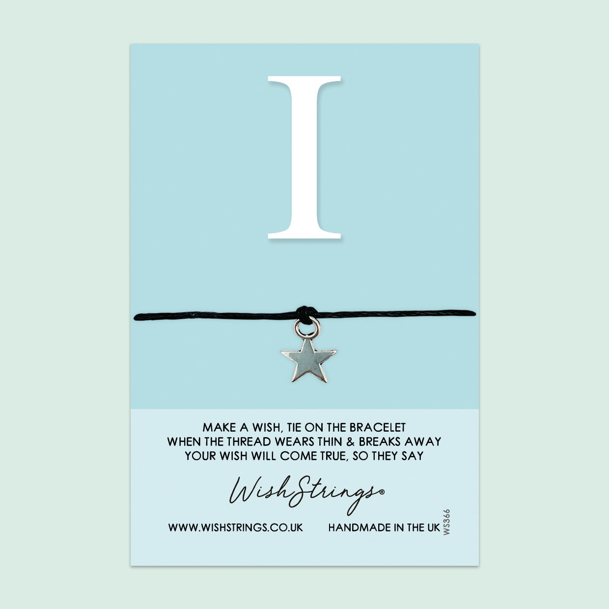 Initial Wish Bracelet | Meaningful Keepsake Gift With Gift Card | Friendship Wish Bracelet