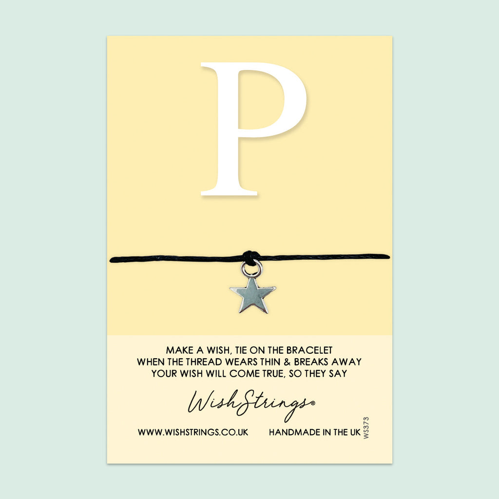 Initial Wish Bracelet – Personalized Gift Bracelet With Gift Card | Meaningful Keepsake For Birthdays