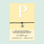 Initial Wish Bracelet – Personalized Gift Bracelet With Gift Card | Meaningful Keepsake For Birthdays