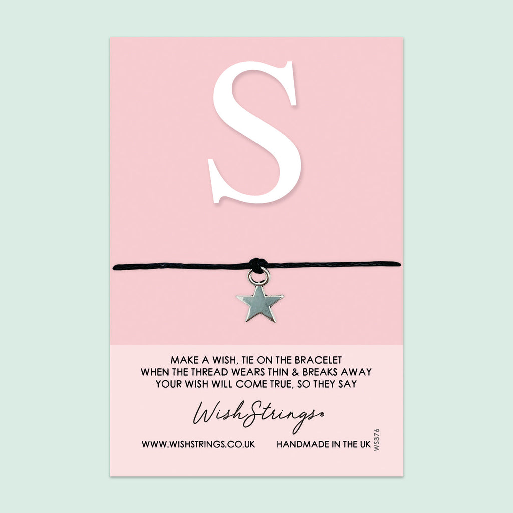 Letter Wish Bracelet – Personalized Initial Bracelet | Meaningful Keepsake Gift with Gift Card