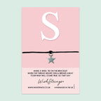 Letter Wish Bracelet – Personalized Initial Bracelet | Meaningful Keepsake Gift with Gift Card
