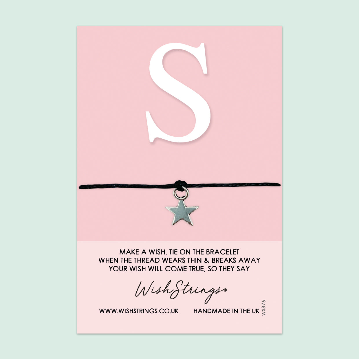 Letter Wish Bracelet – Personalized Initial Bracelet | Meaningful Keepsake Gift with Gift Card