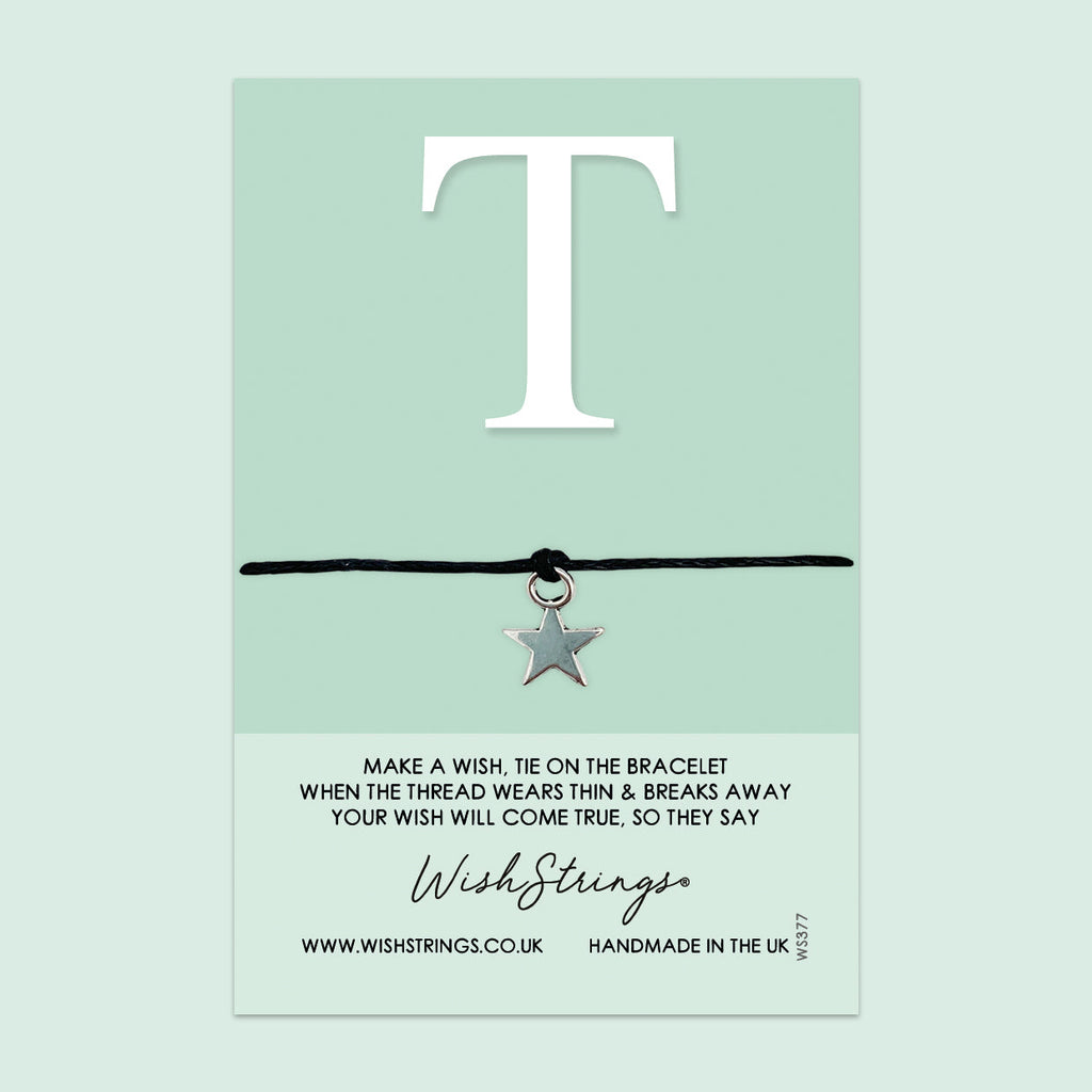 WishStrings Wish Bracelet – Personalized Initial Bracelet With Gift Card | Thoughtful Keepsake