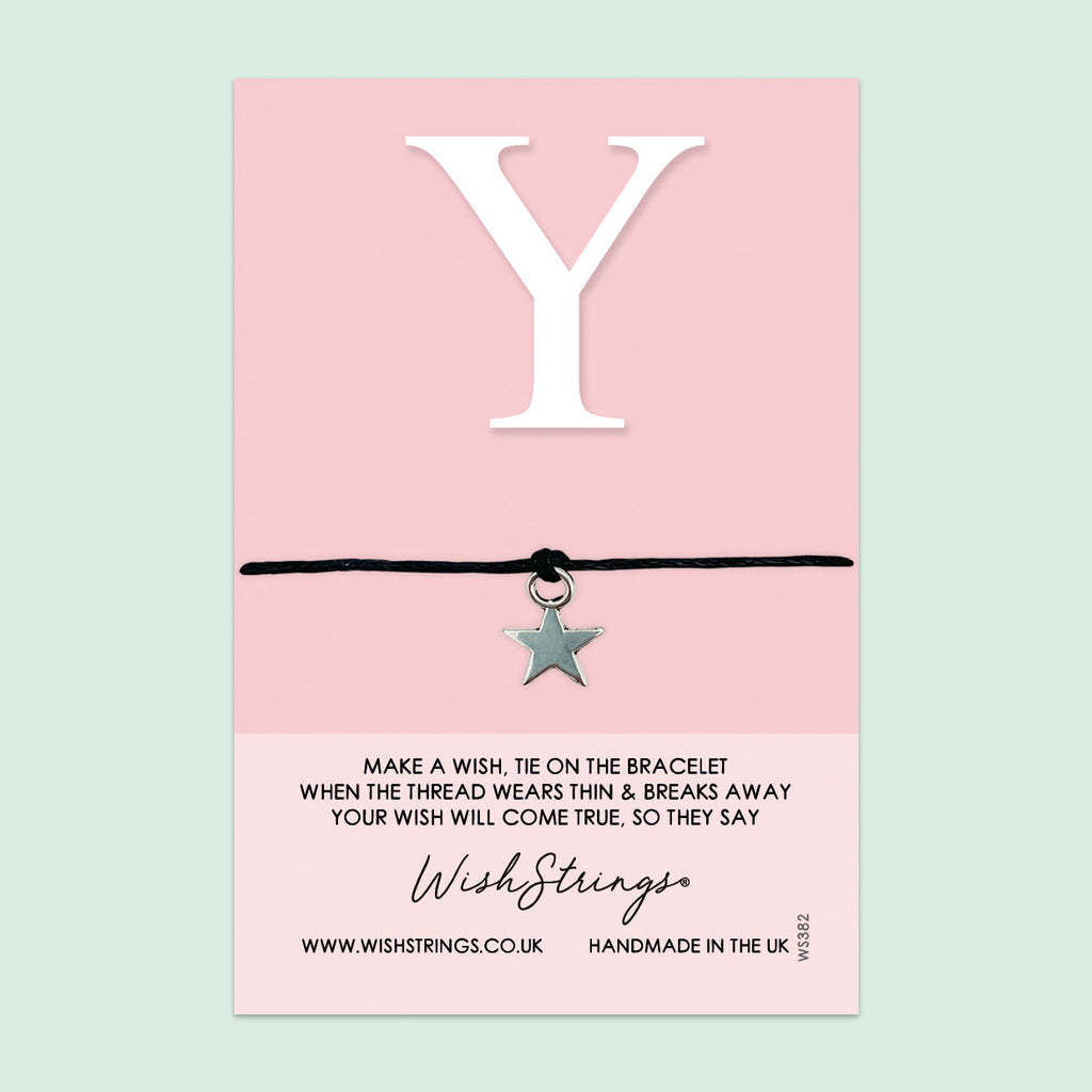 Letter Wish Bracelet – Personalized Initial Bracelet With Gift Card | Meaningful Keepsake