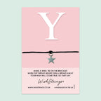 Letter Wish Bracelet – Personalized Initial Bracelet With Gift Card | Meaningful Keepsake
