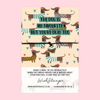 WishStrings ‘The Dog Is My Favourite’ Wish Bracelet | Cute Couples Gift | Humorous Keepsake for Dog Lovers & Couples