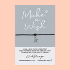 Wish Bracelet – Handmade Cotton Wax Cord with Gift Card | Motivational Keepsake
