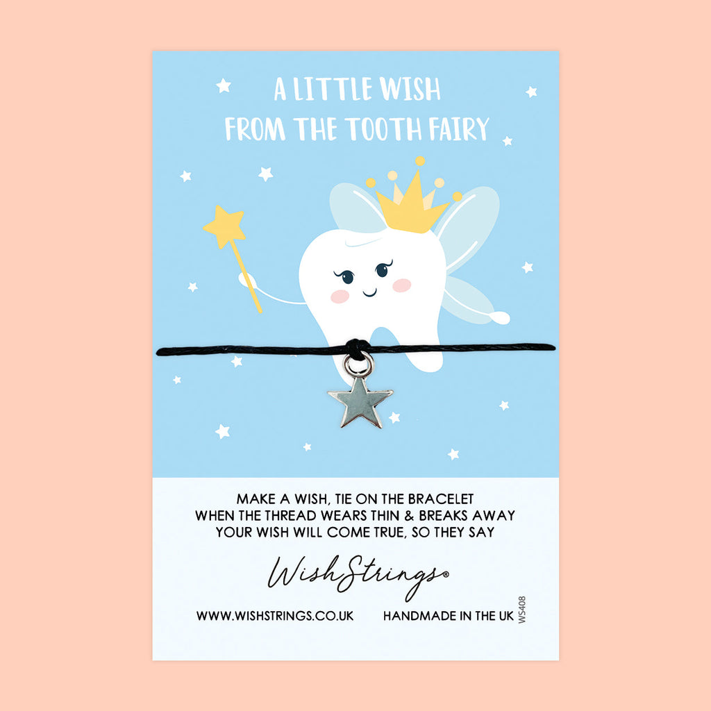 Tooth Fairy Bracelet – Magical Wish Bracelet with Gift Card for Lost Tooth Celebration