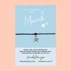 March Birth Month Bracelet – Thoughtful Birthday Wish Bracelet With Gift Card