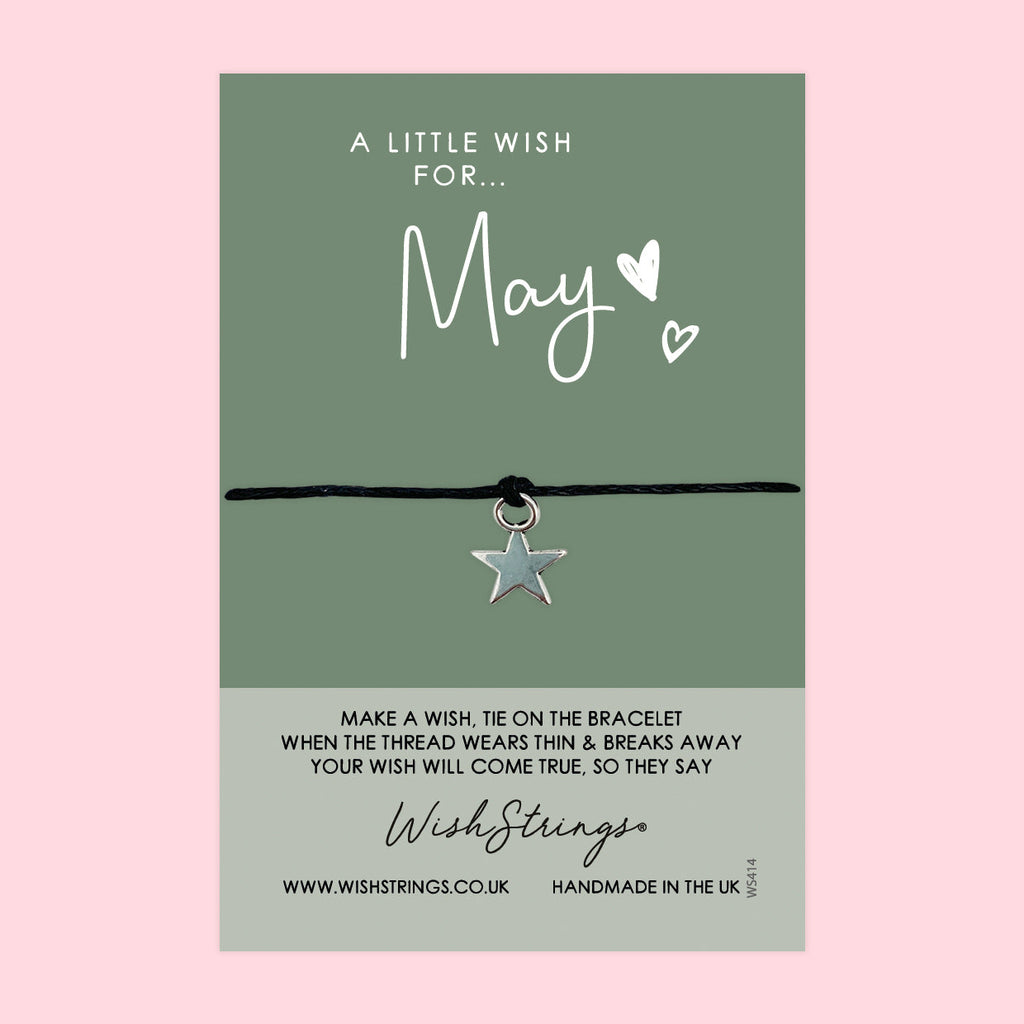 May Birth Month Bracelet – Handmade Wish Bracelet With Gift Card | Taurus Gemini Zodiac Jewelry