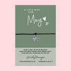 May Birth Month Bracelet – Handmade Wish Bracelet With Gift Card | Taurus Gemini Zodiac Jewelry