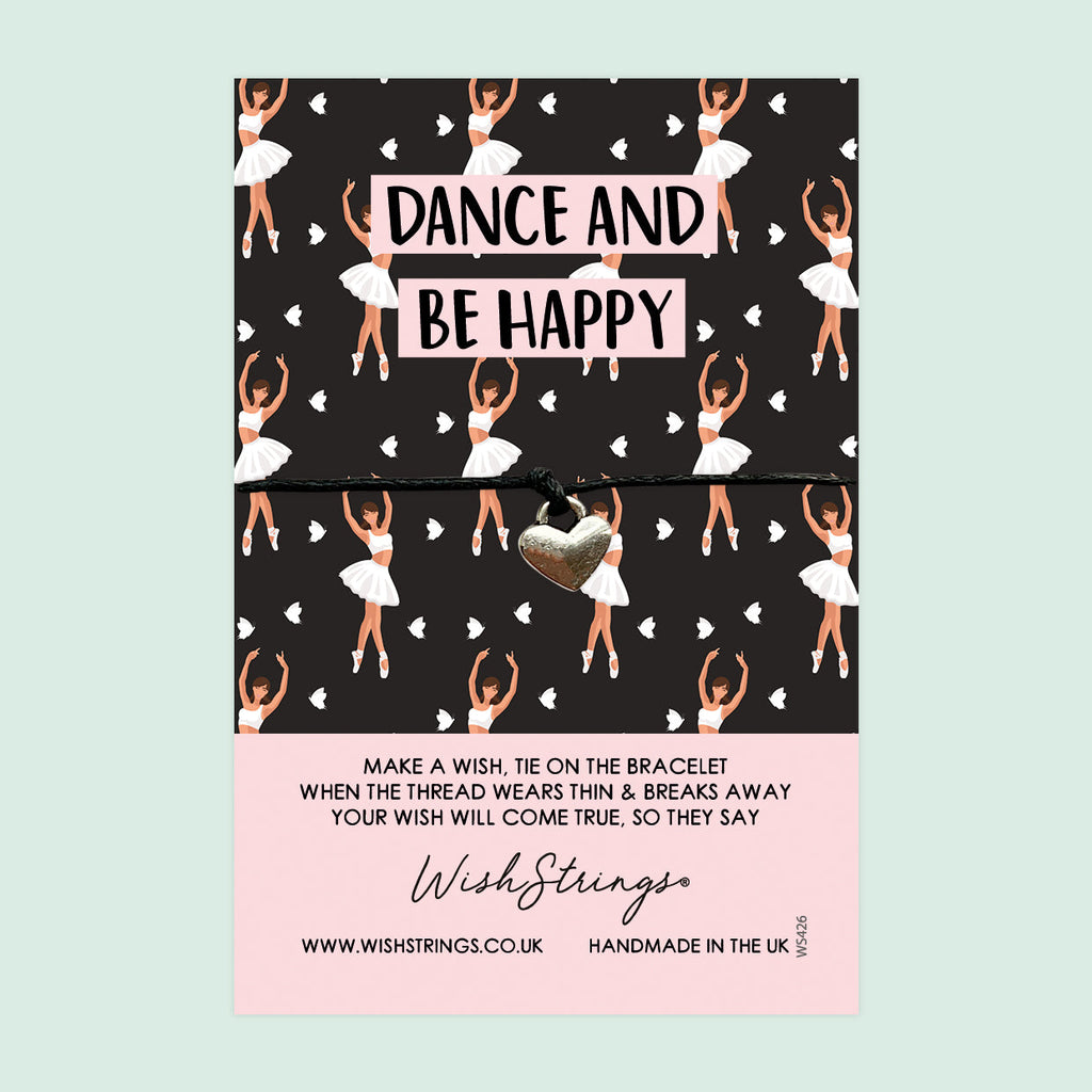 Wish Bracelet – Handmade Dance Bracelet with Adjustable Wrist Fit | Motivational Dance Gift