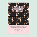 Wish Bracelet – Handmade Dance Bracelet with Adjustable Wrist Fit | Motivational Dance Gift