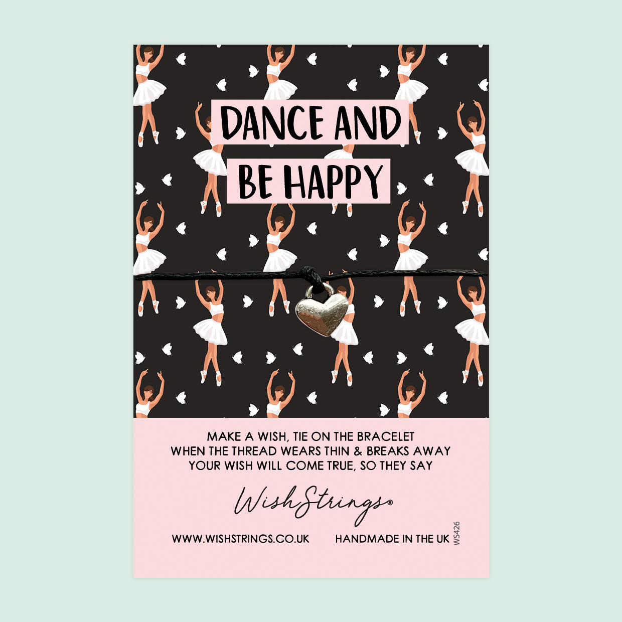 Wish Bracelet – Handmade Dance Bracelet with Adjustable Wrist Fit | Motivational Dance Gift