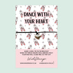 Dance Wish Bracelet – Adjustable Wax Cord With Gift Card | Motivational Dance Gift