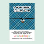 WishStrings Wish Bracelet – Scottish Gift Bracelet | Tartan Design | Anniversary Gift For Her