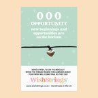 000 Angel Number Bracelet - Handmade Spiritual Wish Bracelet With Gift Card For New Beginnings