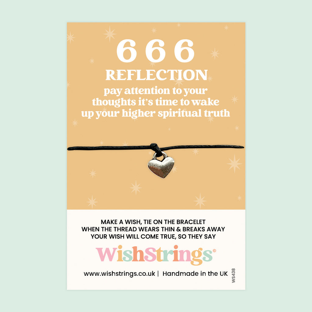 666 Angel Number Bracelet – Spiritual Wish Bracelet | Personal Growth Gift With Gift Card