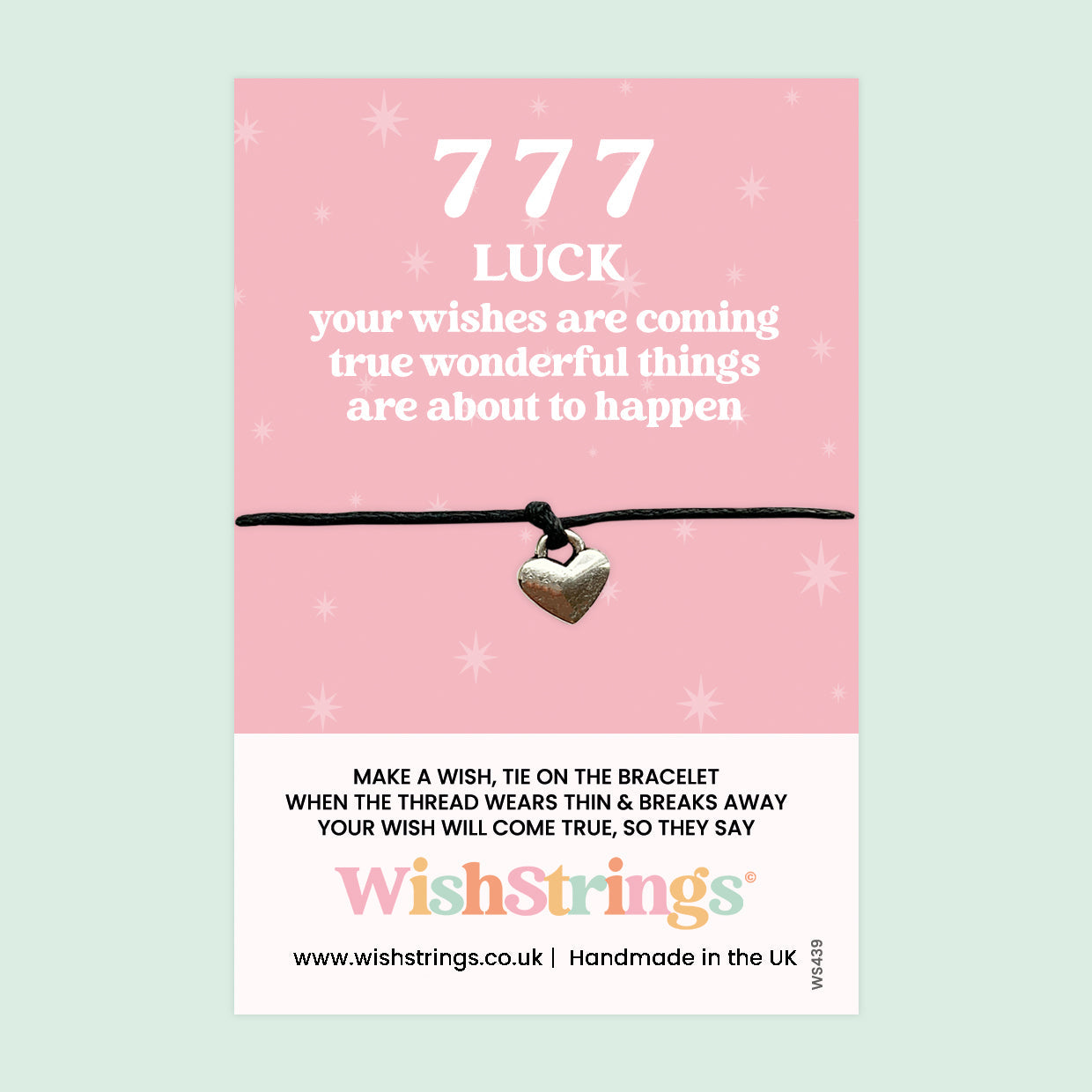 777 Angel Number Bracelet – Wish Bracelet with Gift Card | Lucky Charm for Good Fortune