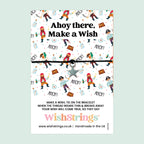 Pirate Wish Bracelet – Handmade Wax Cord Bracelet | Letterbox Friendly Gift Card