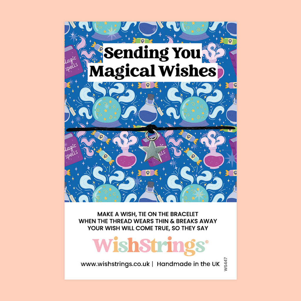 Wish Bracelet – Handmade Self Tie Bracelet | Positivity Charm | Letterbox Gift Card