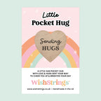 WishStrings Pocket Hug – Special Mum Heart Token Gift | Mother’s Day Gift | Thinking of You | Sentimental Keepsake | Letterbox Hug | From Daughter or Son
