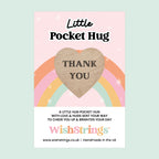 WishStrings Pocket Hug – Thank You Token | Teacher Gift | Appreciation Gift | Thoughtful Keepsake | Letterbox Hug to Show Gratitude