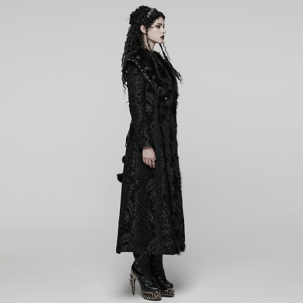 Punk Rave Goth Gorgeous Plush Coat