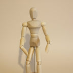 Wooden Artists' Articulated Mannequin 22cm