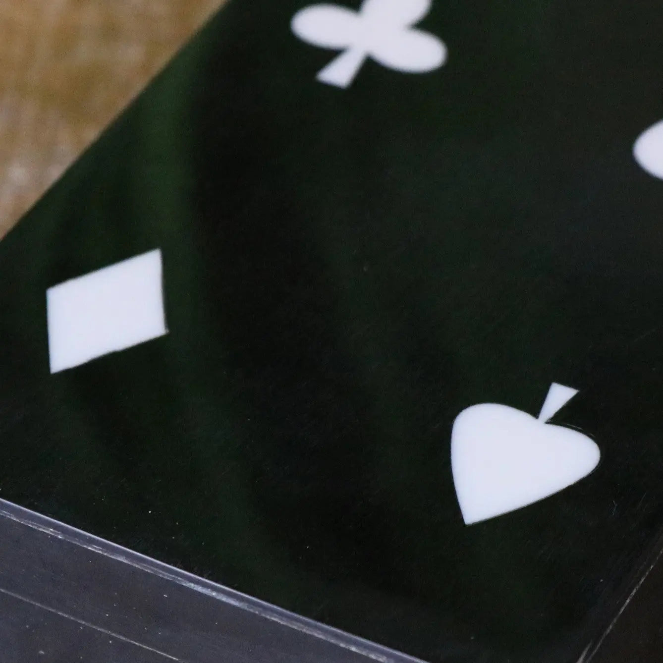 Zarita Luxury Playing Card Box Black and White