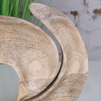 Zayana Swirl Mango Wood Serving Dish
