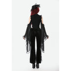 Dark in Love Erzebeth Velvet Lace Flare Trousers